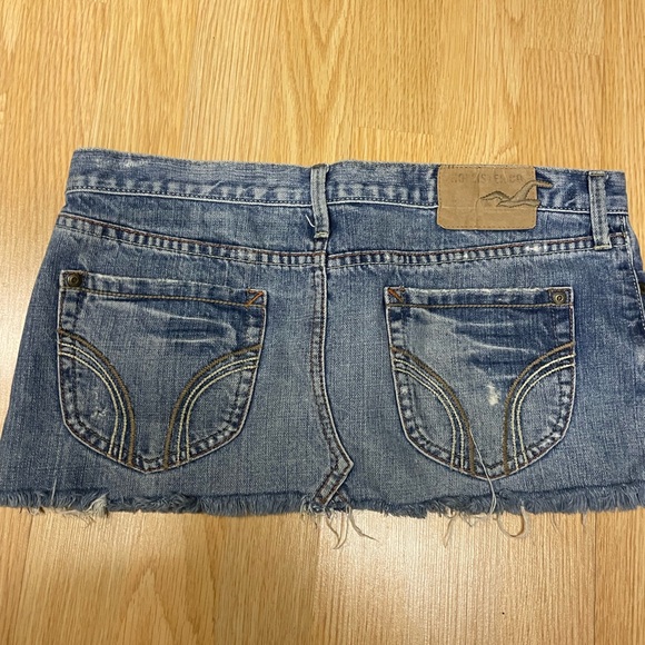 Jean mini skirt vintage - Picture 3 of 5